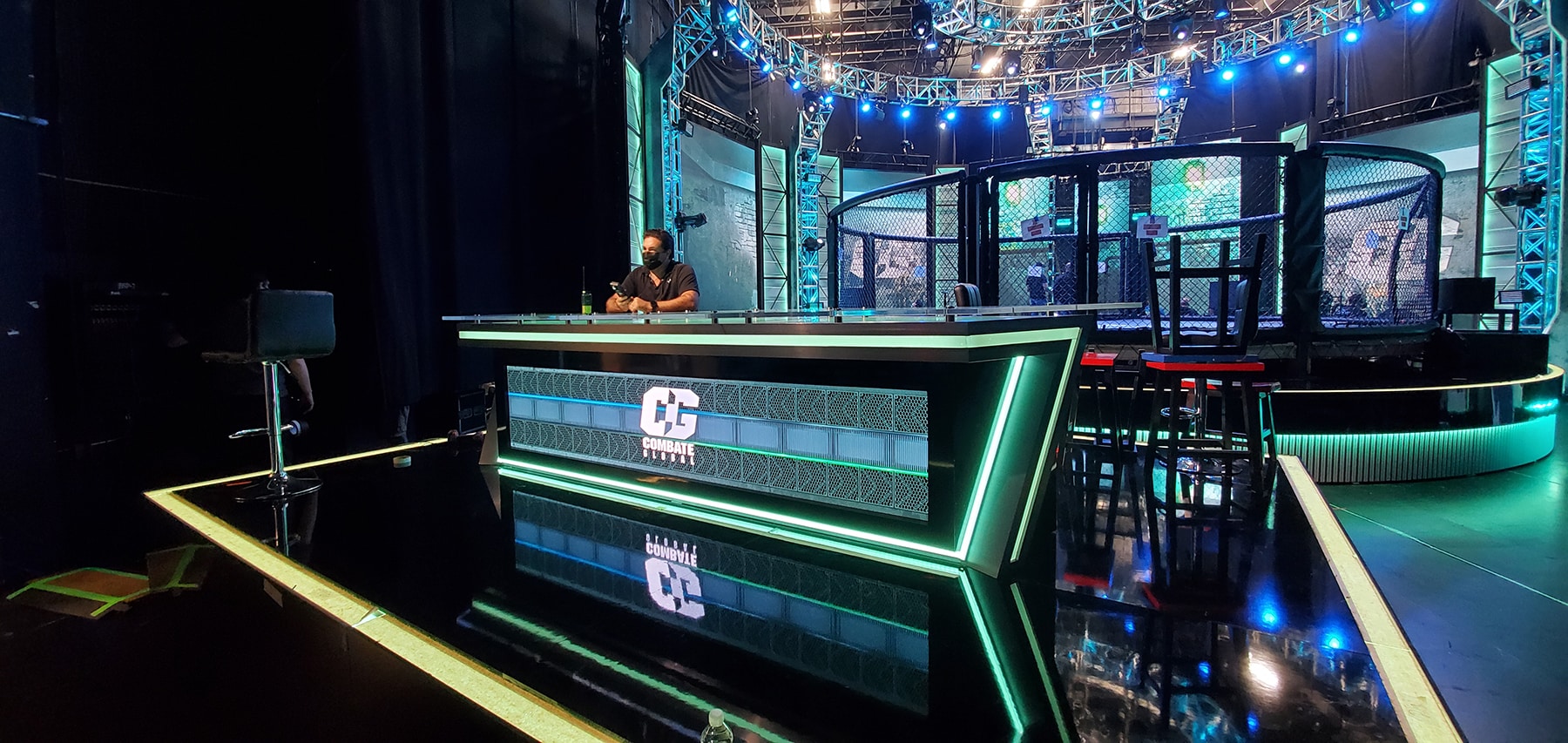 Broadcast Studio Background Wall &ndash; P1.875