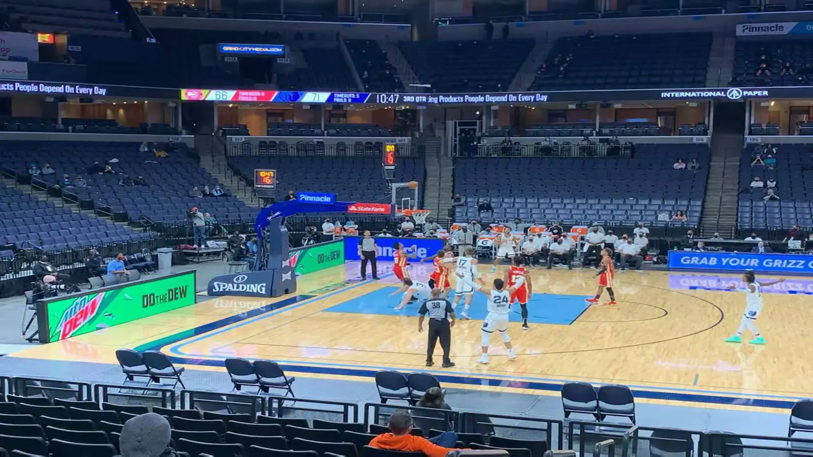 NBA Arena LED Display &ndash; Memphis Grizzlies Home Court